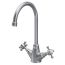 Nuie Traditional Mono Kitchen Sink Mixer - Brushed Nickel