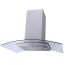 Prima 90cm Wall Mounted Curved Glass Island Cooker Hood PRCGH100 - Stainless Steel