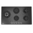 Prima+ 90cm Gas On Glass Hob with Rotary Knobs PRGH216 - Black