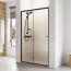 Roman Haven6 Sliding Shower Door 1100mm - Matt Black