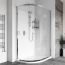 Roman Haven8 Single Door Offset Quadrant Shower Enclosure 900mm x 1200mm - Chrome
