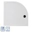 Serene Prism 45mm Quadrant Shower Tray & Waste 1000mm x 1000mm - White
