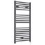 Nuie Anthracite 920 x 480mm Electric Towel Rail
