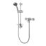 Triton Dene Concentric Thermostatic Shower Mixer with Riser Kit - Chrome