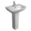 Kartell Pure 550mm 1 Tap Hole Basin and Pedestal