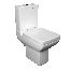 Kartell Pure Close Coupled Toilet With Soft Close Seat