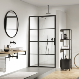 Impey Soho Hinged Doors with Inline Panel