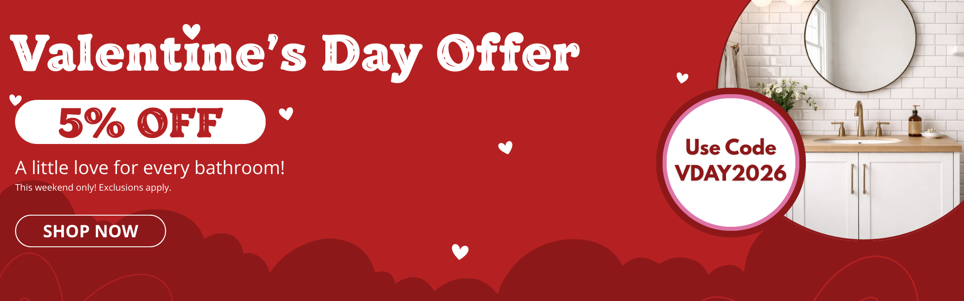 Shop Now for Next Day Delivery on Bathroom Supplies